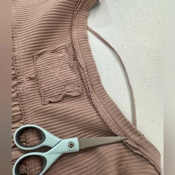 We The Free People Lyrical Tunic Button Front Blouse Flowy Soft Boho Indie Top M - Picture 11 of 11